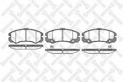 STELLOX 436032sx -  Комплект тормозных колодок, дисковый тормоз