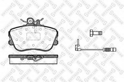 STELLOX 456002bsx -  Комплект тормозных колодок, дисковый тормоз