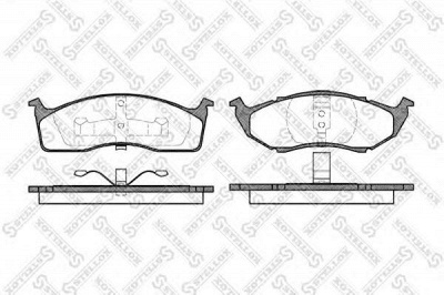STELLOX 458020bsx -  Комплект тормозных колодок, дисковый тормоз