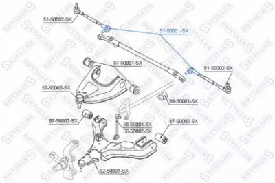 STELLOX 5150001sx -  Наконечник поперечной рулевой тяги