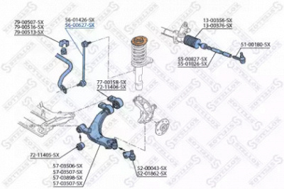 STELLOX 5600627sx -  Тяга / стойка, стабилизатор