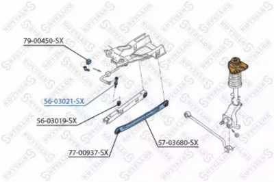 STELLOX 5603021sx -  Тяга / стойка, стабилизатор