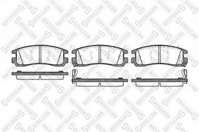 STELLOX 577022bsx -  Комплект тормозных колодок, дисковый тормоз