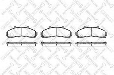 STELLOX 582002bsx -  Комплект тормозных колодок, дисковый тормоз