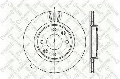 STELLOX 60201929vsx -  Тормозной диск