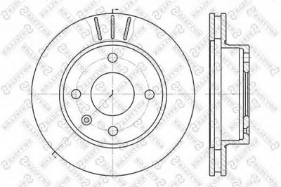 STELLOX 60202514vsx -  Тормозной диск