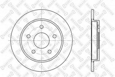 STELLOX 60202522sx -  Тормозной диск