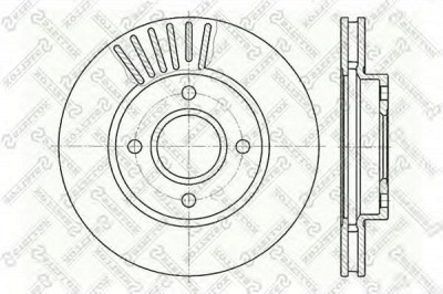STELLOX 60202533vsx -  Тормозной диск