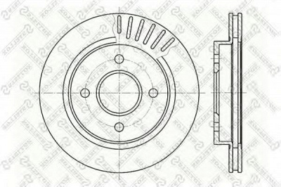 STELLOX 60202535vsx -  Тормозной диск