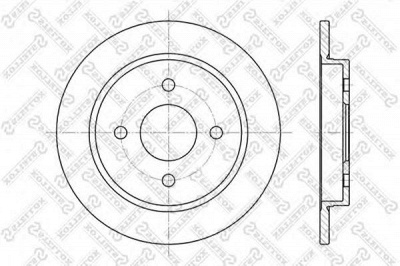STELLOX 60202536sx -  Тормозной диск
