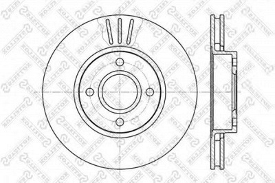 STELLOX 60202542vsx -  Тормозной диск