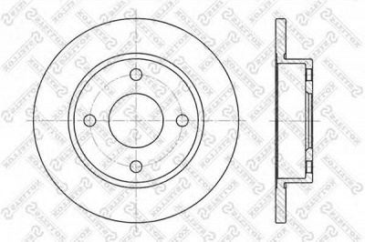 STELLOX 60202543sx -  Тормозной диск