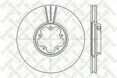 STELLOX 60202544vsx -  Тормозной диск