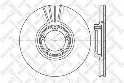 STELLOX 60202547vsx -  Тормозной диск