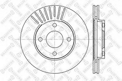 STELLOX 60202549vsx -  Тормозной диск