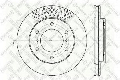 STELLOX 60203033vsx -  Тормозной диск