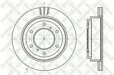 STELLOX 60203041vsx -  Тормозной диск