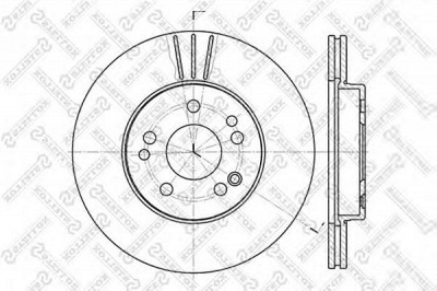 STELLOX 60203308vsx -  Тормозной диск