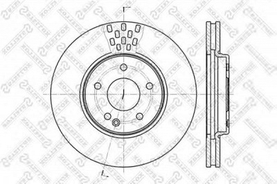 STELLOX 60203332vsx -  Тормозной диск