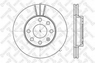 STELLOX 60203608vsx -  Тормозной диск