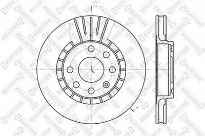 STELLOX 60203613vsx -  Тормозной диск