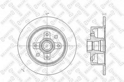 STELLOX 60203616sx -  Тормозной диск