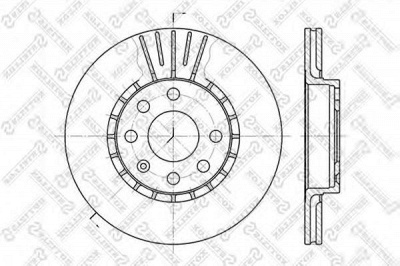 STELLOX 60203617vsx -  Тормозной диск