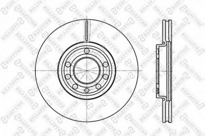 STELLOX 60203645vsx -  Тормозной диск