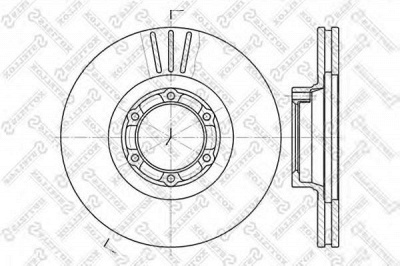 STELLOX 60203905vsx -  Тормозной диск