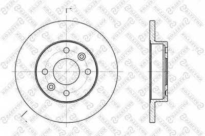 STELLOX 60203908sx -  Тормозной диск