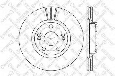 STELLOX 60203913vsx -  Тормозной диск