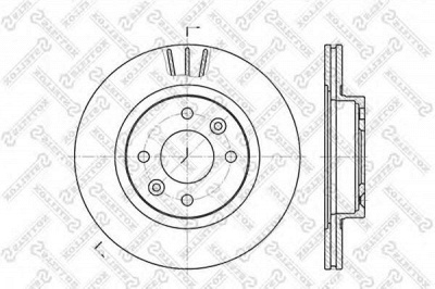 STELLOX 60203922vsx -  Тормозной диск