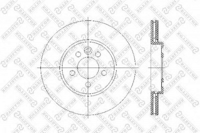 STELLOX 60204013vsx -  Тормозной диск