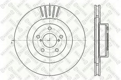 STELLOX 60204412vsx -  Тормозной диск