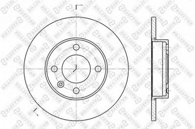 STELLOX 60204704sx -  Тормозной диск