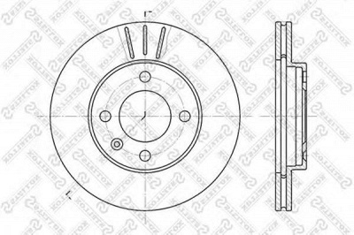 STELLOX 60204724vsx -  Тормозной диск