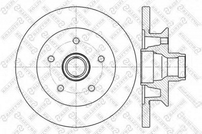 STELLOX 60204727sx -  Тормозной диск