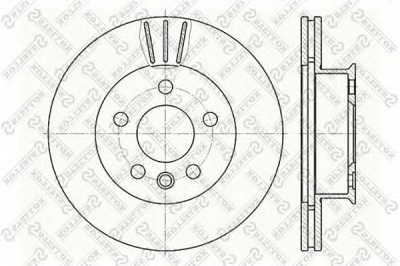 STELLOX 60204733vsx -  Тормозной диск