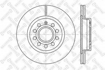 STELLOX 60204787vsx -  Тормозной диск