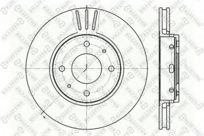 STELLOX 60204839vsx -  Тормозной диск
