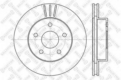 STELLOX 60209303vsx -  Тормозной диск