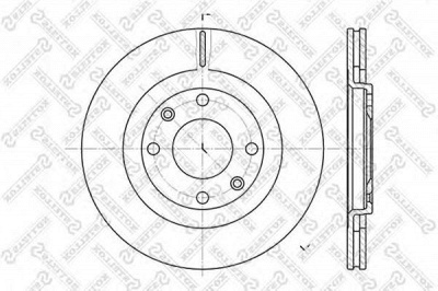 STELLOX 60209915vsx -  Тормозной диск