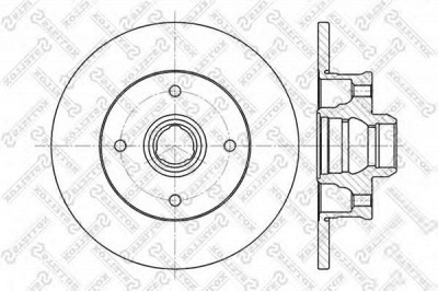 STELLOX 60209935sx -  Тормозной диск