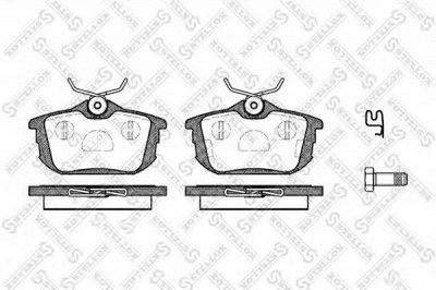 STELLOX 616002bsx -  Комплект тормозных колодок, дисковый тормоз