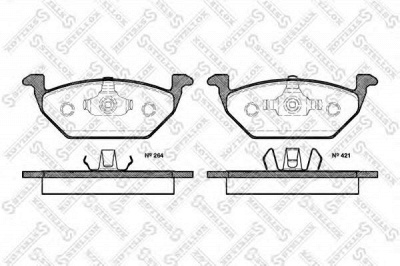 STELLOX 644020bsx -  Комплект тормозных колодок, дисковый тормоз