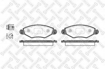 STELLOX 654020bsx -  Комплект тормозных колодок, дисковый тормоз