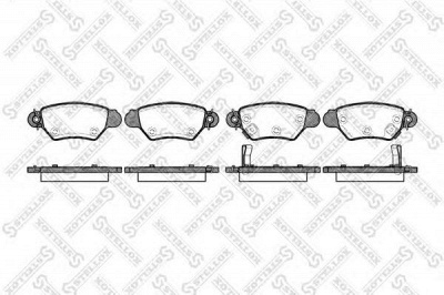 STELLOX 696002bsx -  Комплект тормозных колодок, дисковый тормоз