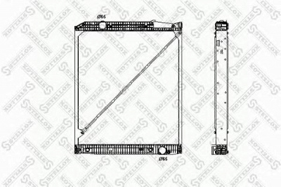 STELLOX 8103305sx -  Радиатор, охлаждение двигателя