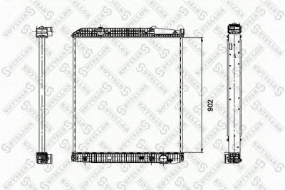 STELLOX 8103307sx -  Радиатор, охлаждение двигателя