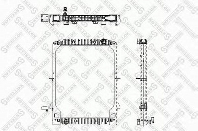 STELLOX 8103319sx -  Радиатор, охлаждение двигателя